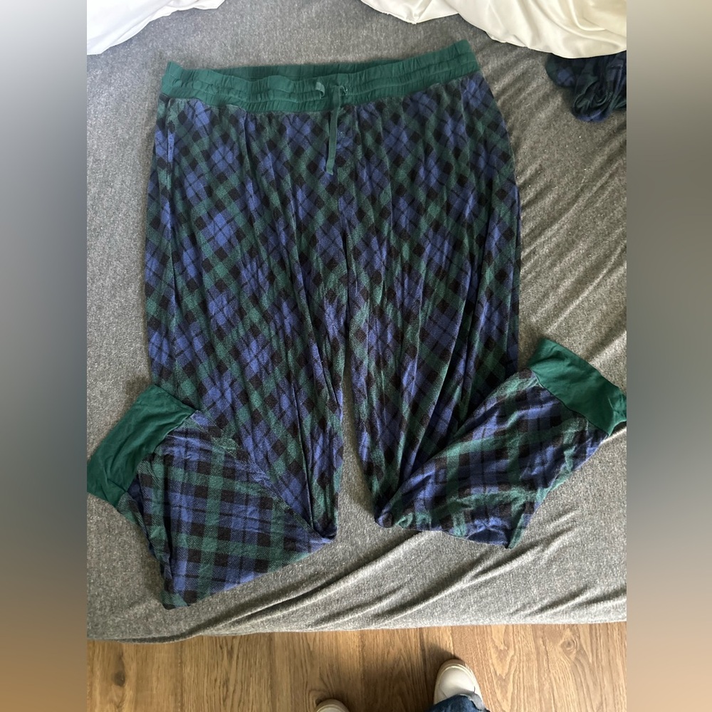 Little Sleepies Green Flannel Pajama Bottoms